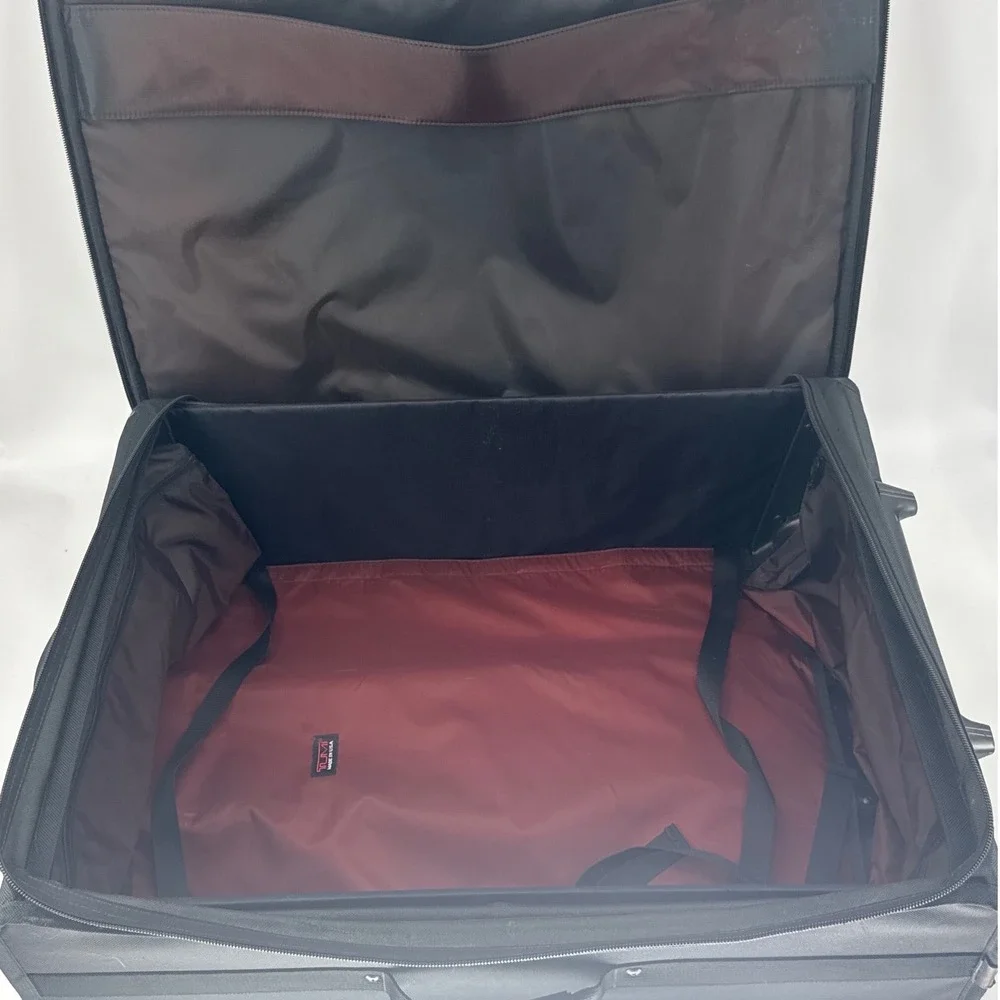 Tumi Ballistic Nylon Suitcase Luggage Black Made in USA Durable Travel 22